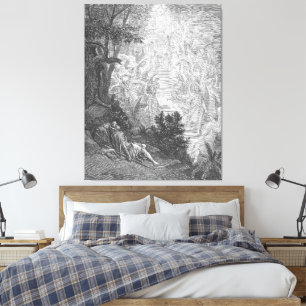 Impressão Em Tela Gustave Doré - Sonho de Jacó
