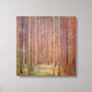 Impressão Em Tela Gustavo Klimt - Tannenwald mim