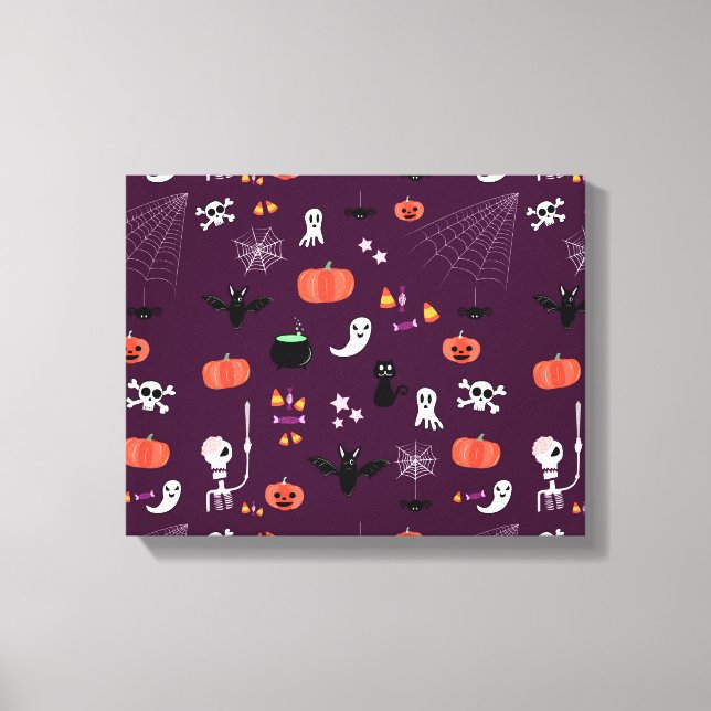 Impressão Em Tela Halloween (Frente)