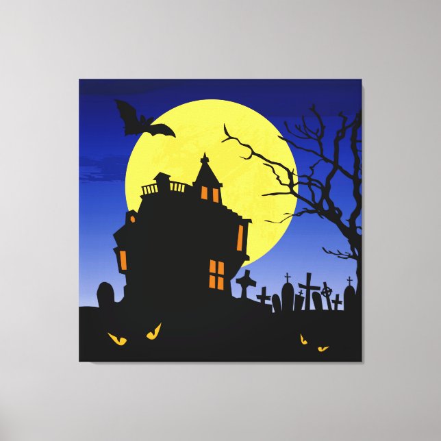 Impressão Em Tela Halloween (Frente)