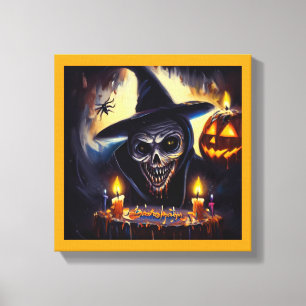 Impressão Em Tela Halloween - Aniversário 7