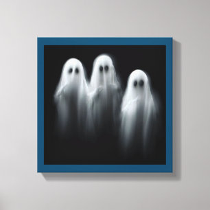 Impressão Em Tela Halloween - Fantasmas 1