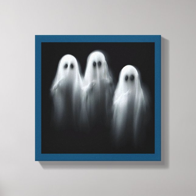 Impressão Em Tela Halloween - Fantasmas 1 (Frente)