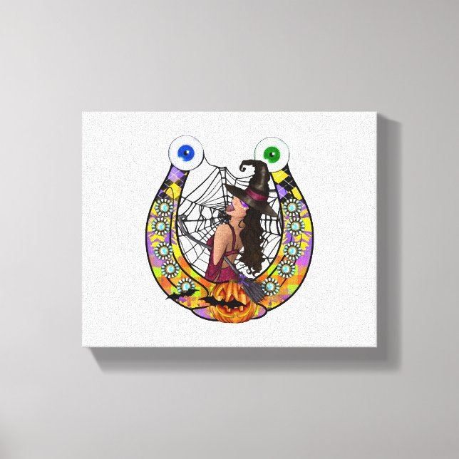 Impressão Em Tela Halloween Horserrady (Frente)