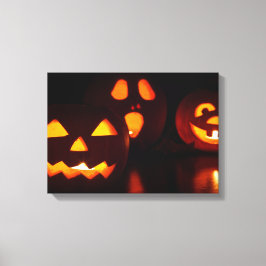 Impressão Em Tela Halloween Pumpkin Scare