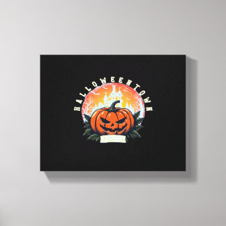 Impressão Em Tela HalloweenTown 1998 - Camisa Essencial