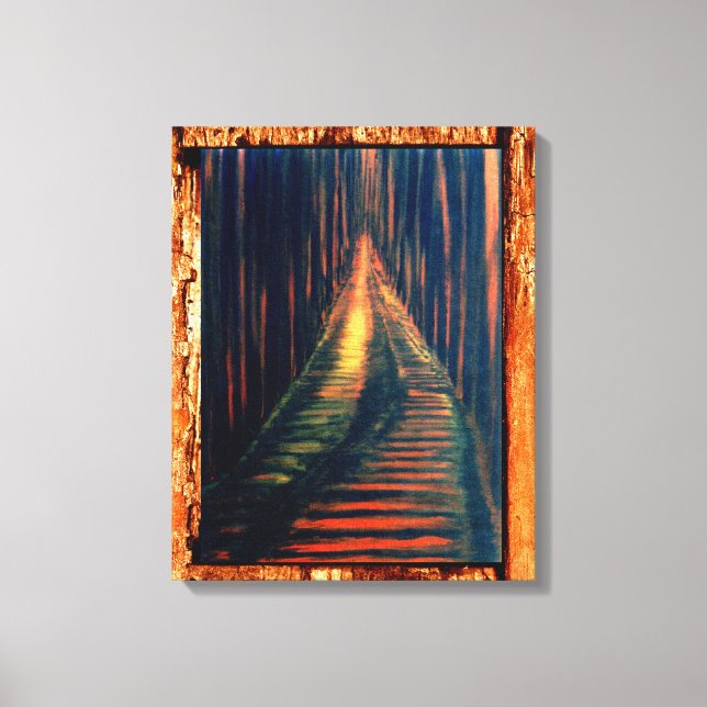 Impressão Em Tela Hallway Para O Executador (Frente)