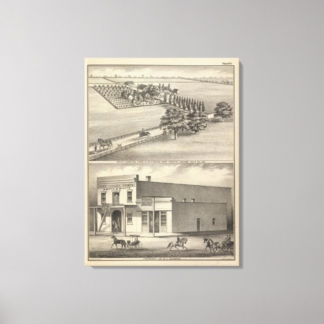 Impressão Em Tela Hamilton fazenda, Beamer bldg (Frente)