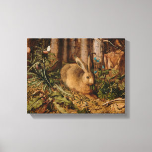 Impressão Em Tela Hans Hoffmann A Hare In The Forest