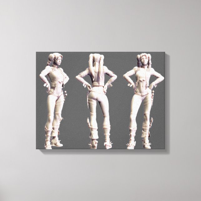 Impressão Em Tela Harley Quinn Alternate (Frente)