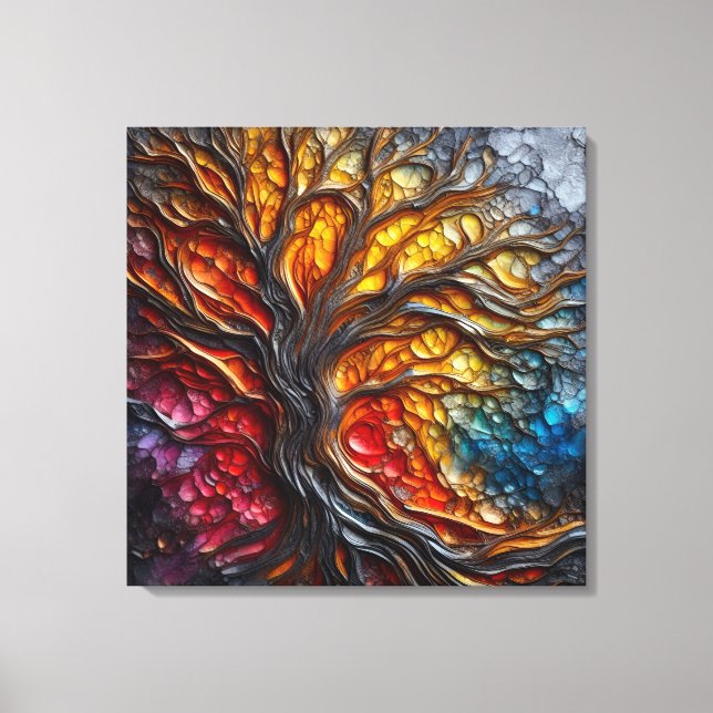 Impressão Em Tela Harmonia em Decay (Frente)