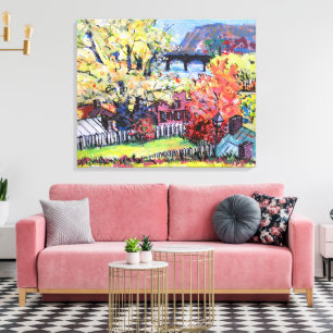 Impressão Em Tela Harpers Ferry, Virgínia Ocidental / Artista Larry 