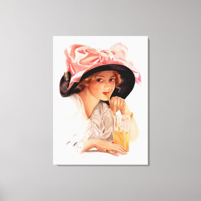 Impressão Em Tela Harrison Fisher: Refrescamento (Frente)