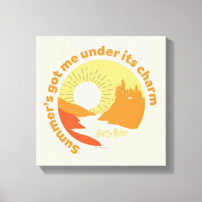 Impressão Em Tela HARRY POTTER™ | Castelo Summer Magic HOGWARTS™ (Frente)