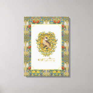 Impressão Em Tela HARRY POTTER™   HUFFLUFF™ Crest