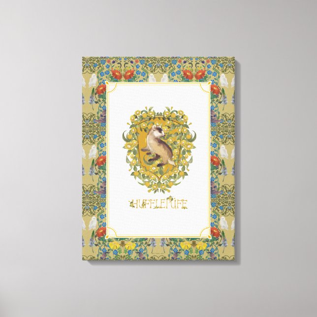 Impressão Em Tela HARRY POTTER™ | HUFFLUFF™ Crest (Frente)