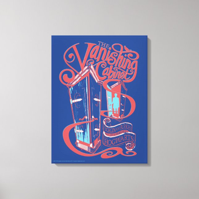 Impressão Em Tela Harry Potter | O Gabinete em Desaparecimento (Frente)