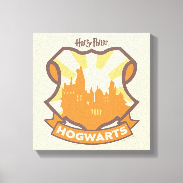 Impressão Em Tela HARRY POTTER™ | Verão Magic HOGWARTS™ Crest (Frente)