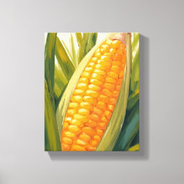 Impressão Em Tela Haste de Milho | Pintura a Óleo do Sul do Campo Ag