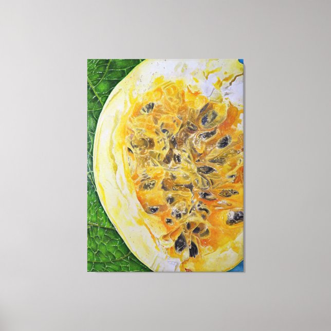 Impressão Em Tela Hawaiian Lilikoi (Frente)