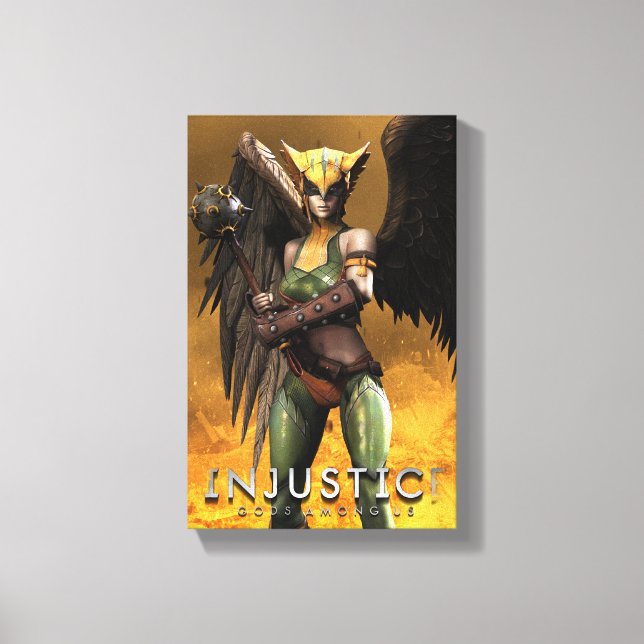 Impressão Em Tela Hawkgirl (Frente)