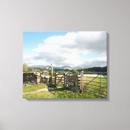 Impressão Em Tela Hawkshead Cumbria England Card Poster