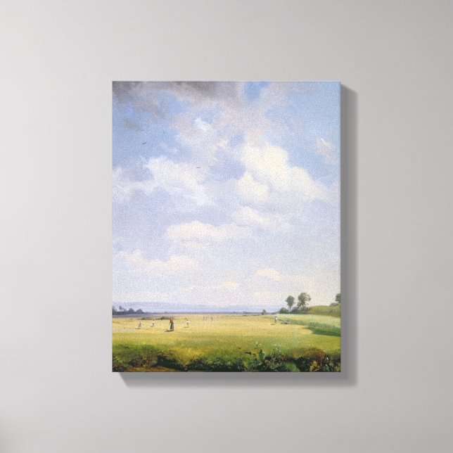 Impressão Em Tela Haymaking, 1838 (óleo na canvas) (Frente)