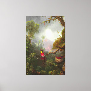 Impressão Em Tela HEADE - Pássaros aninhando, Paisagem Brasileira