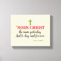 Hebreus 13:8 “Jesus Cristo o mesmo…”