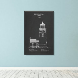 Impressão Em Tela Heceta Head Lighthouse - Oregon - PD