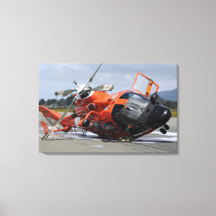 Impressão Em Tela Helicóptero do golfinho MH-65 deixado de funciona