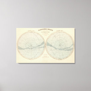 Impressão Em Tela Hemisfério Celeste