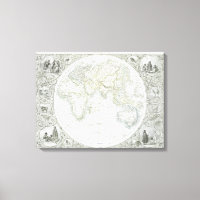 Hemisfério Leste, de uma Série de Mapas Mundiais