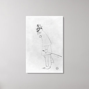 Impressão Em Tela Henri de Toulouse-Lautrec   um doutor de casa