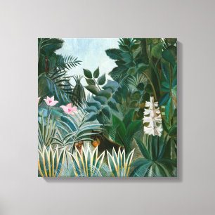 Impressão Em Tela Henri Rousseau - A Selva Equatorial