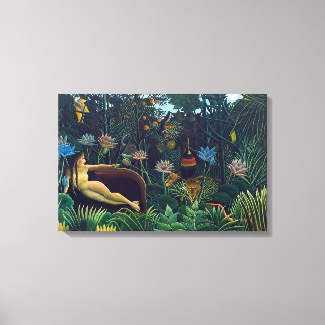 Impressão Em Tela Henri Rousseau - O Sonho / Le Reve (Frente)