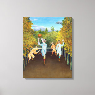 Impressão Em Tela Henri Rousseau - Os Jogadores de Futebol