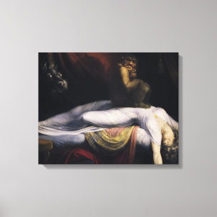 Impressão Em Tela Henry Fuseli - O Pesadelo