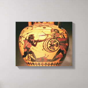 Impressão Em Tela Heráculos lutando contra Geryon