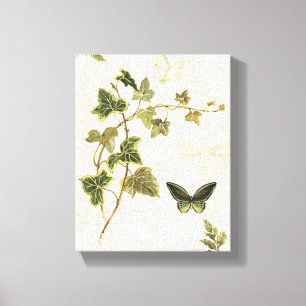 Impressão Em Tela Heras e borboletas
