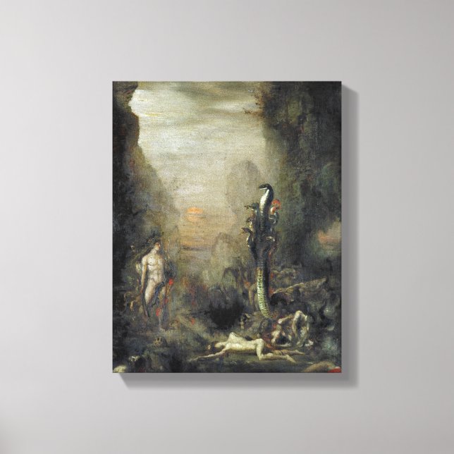 Impressão Em Tela Hércules e a Hidra Lernaena (Frente)