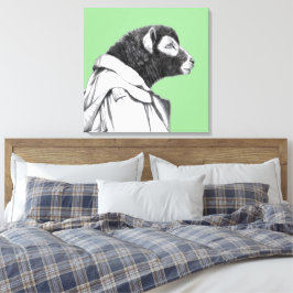 Impressão Em Tela Herdwick Lamb em Trench Casaco (Moegi)