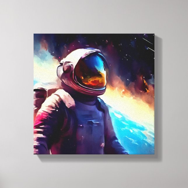 Impressão Em Tela Herói Espacial de SF 1 (Frente)