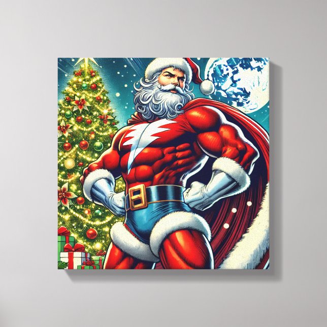 Impressão Em Tela herói santaça (Frente)