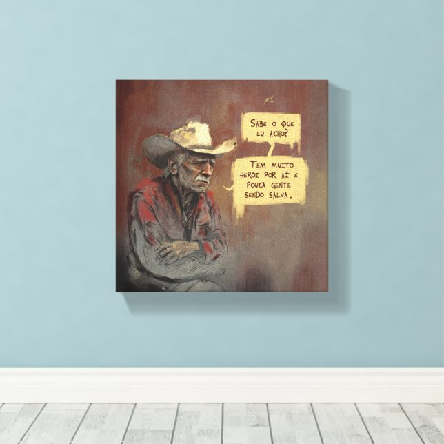 Impressão Em Tela Heróis (Insitu(piso de madeira))