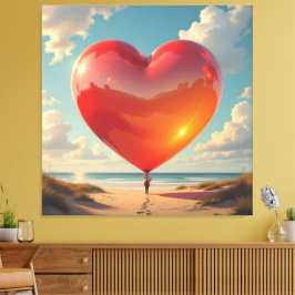 Impressão Em Tela Herz der Emotionen  