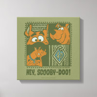Hey Scooby-Doo Tribal Square Graphic