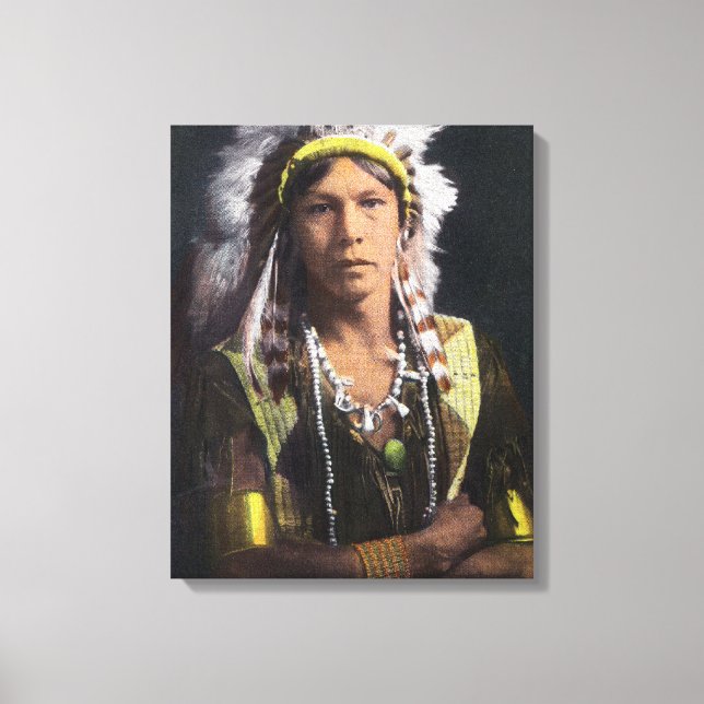 Impressão Em Tela Hiawatha Portrait (Frente)