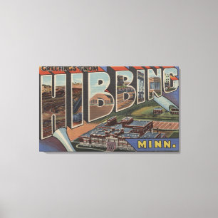 Impressão Em Tela Hibbing, Minnesota - grandes cenas da letra