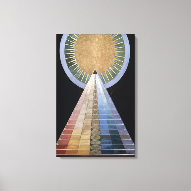 Impressão Em Tela Hilma af Klint - ALTAR PINTING 1915 (Frente)